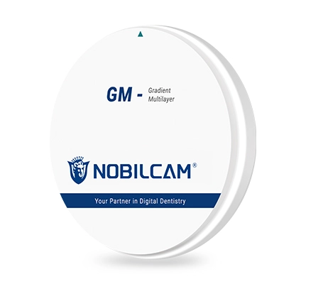 NOBILCAM GM-3D Gradient Multilayer Zirconia Discs